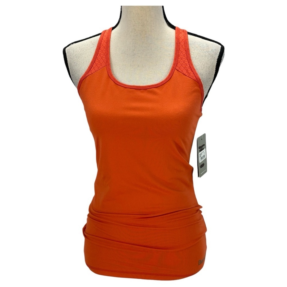 Bench Cross Back Lace Detail Straps Long Tank Top - Orange - size Small